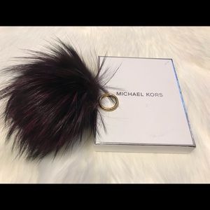 MICHAEL KORS PURPLE POM POM